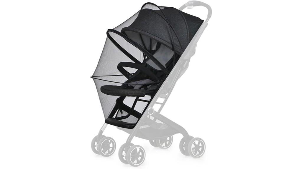 breathable foldable stroller net