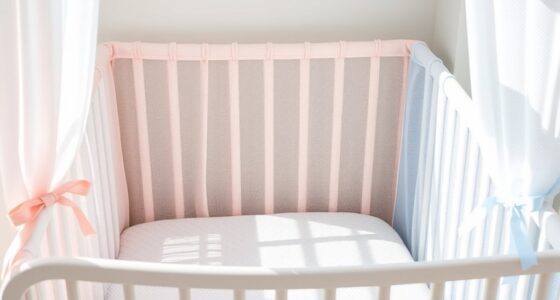 breathable mesh baby bumpers