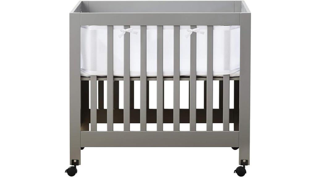 breathable mesh crib liner