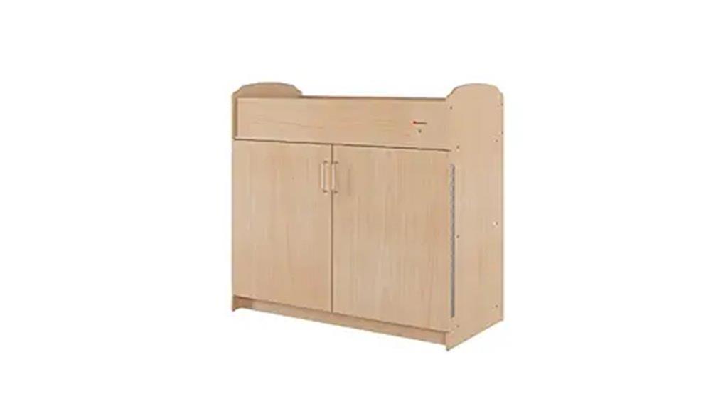 changing table with storage