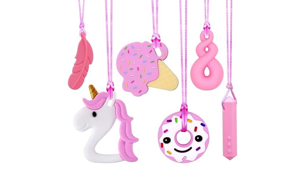 chewable sensory necklaces pack