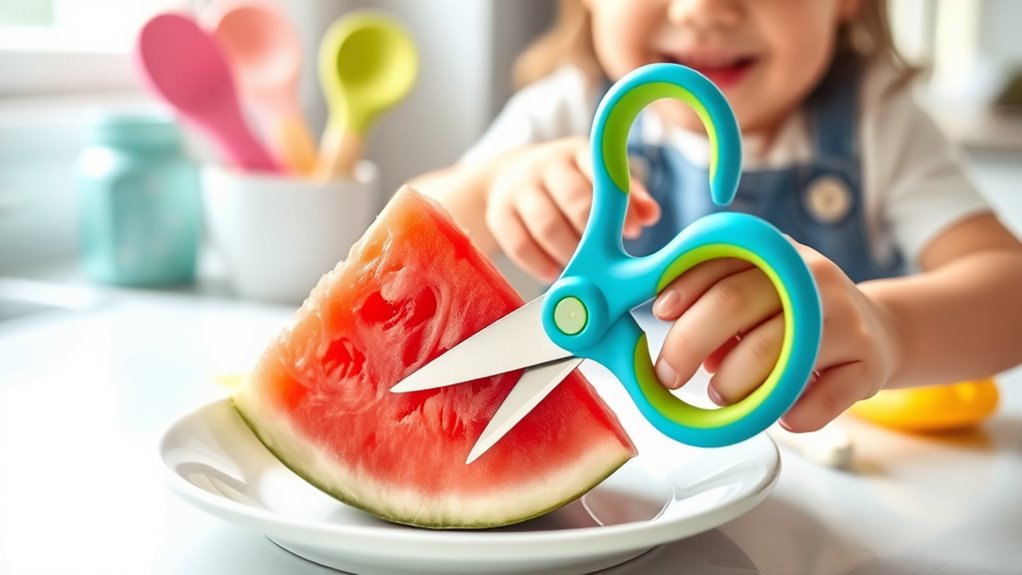 child friendly kitchen scissors