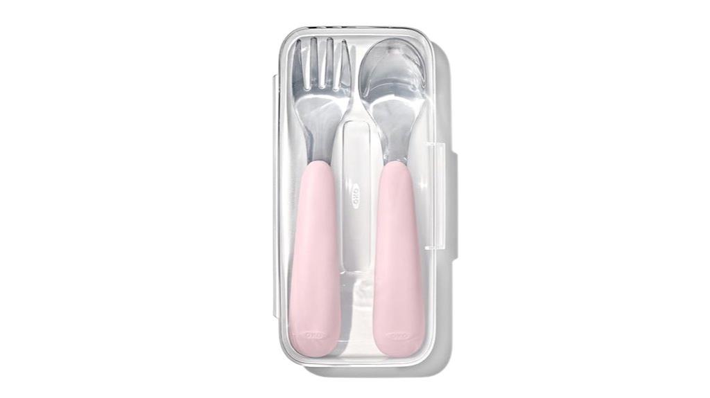 child s blossom utensil set