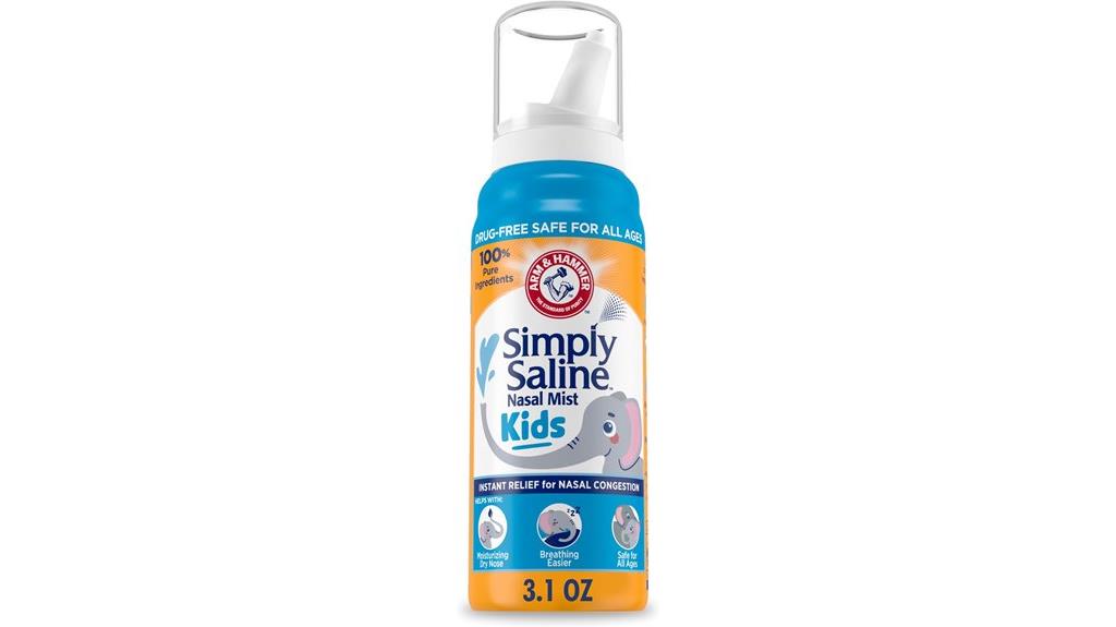 children s saline nasal spray
