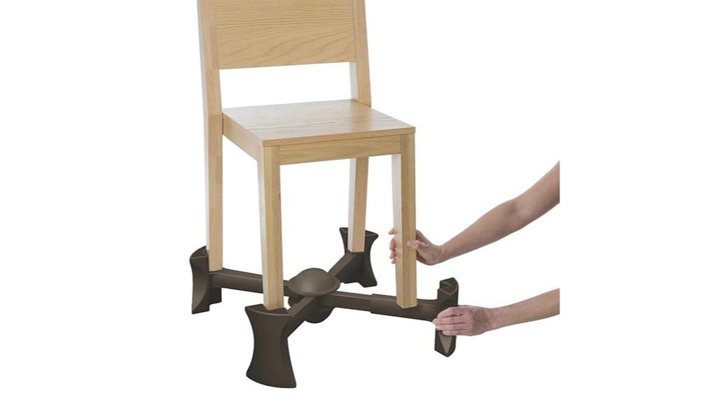 chocolate kitchen chair booster