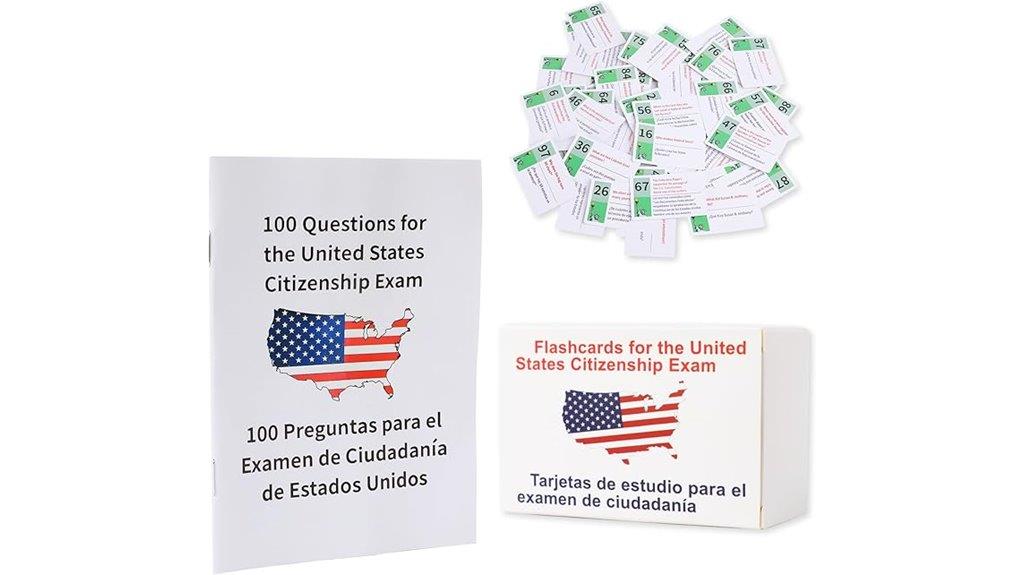 civics test flash cards