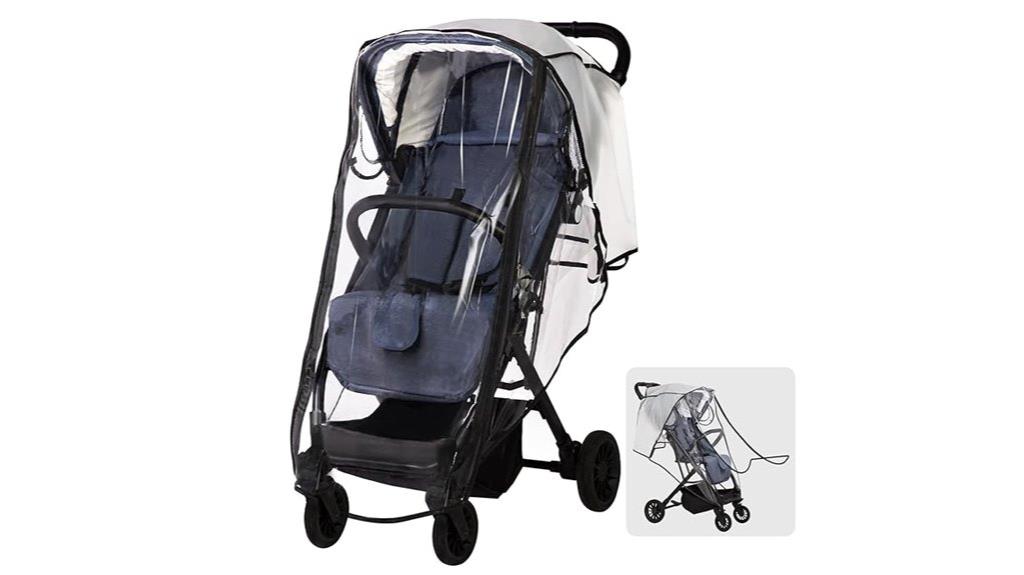 clear breathable stroller cover