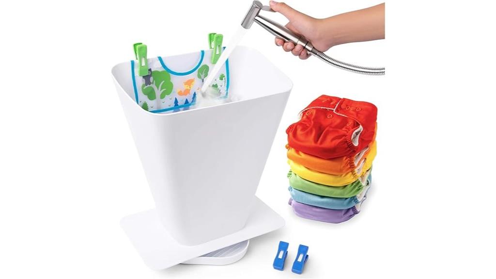 cloth diaper sprayer shield