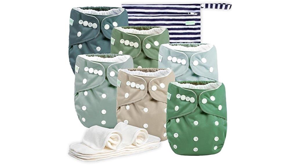 cloth diapers with accessories