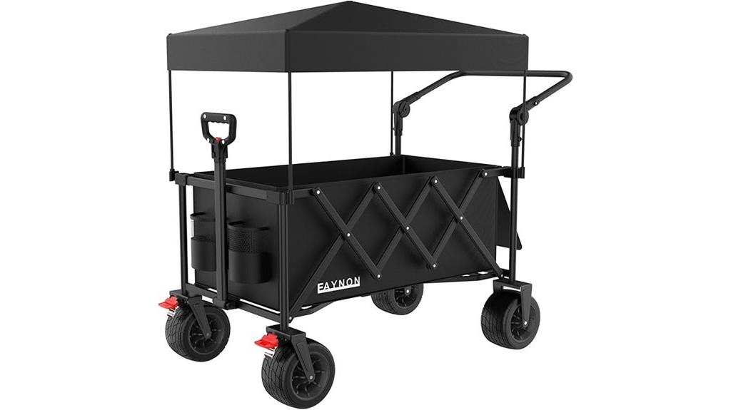 collapsible wagon 300lb capacity
