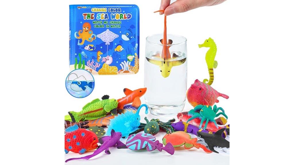 color changing sea animal toys