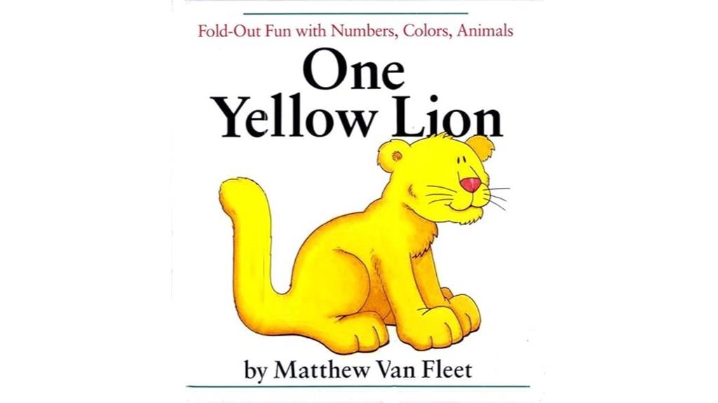 colorful animal number book