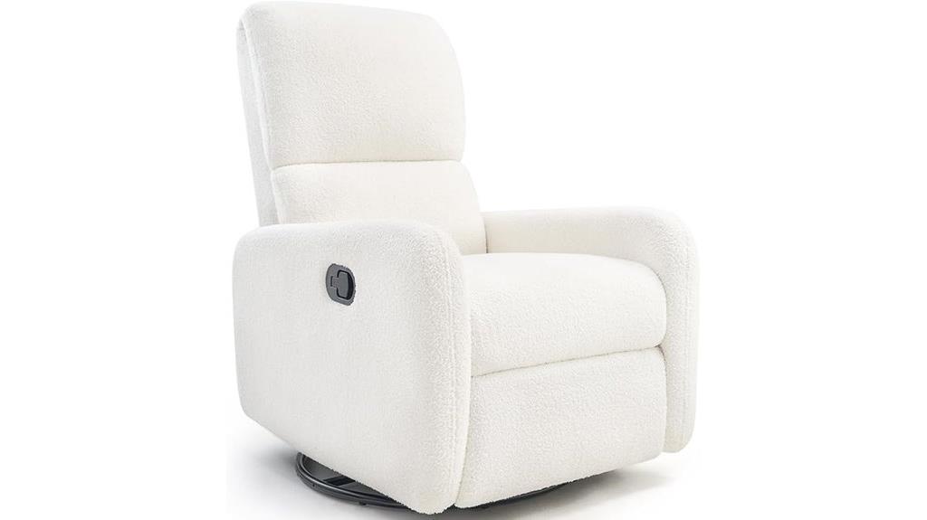 comfortable swivel glider chair