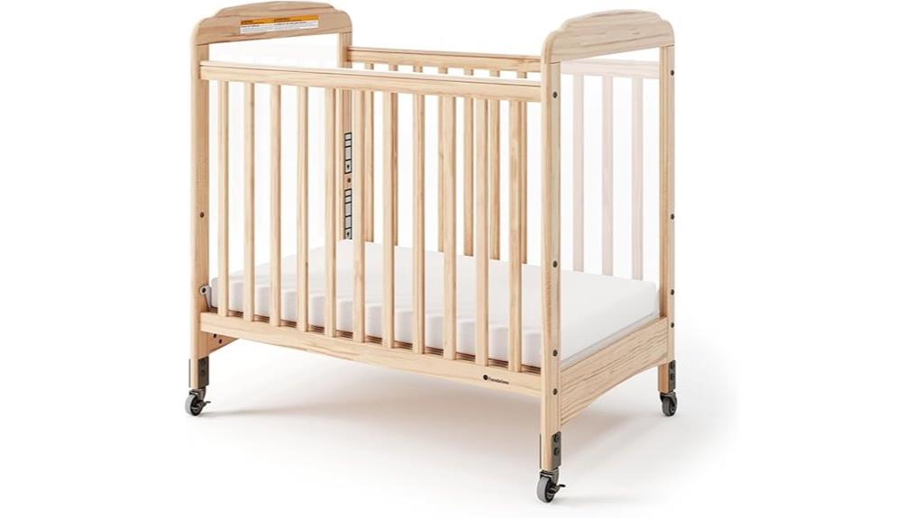 compact daycare crib