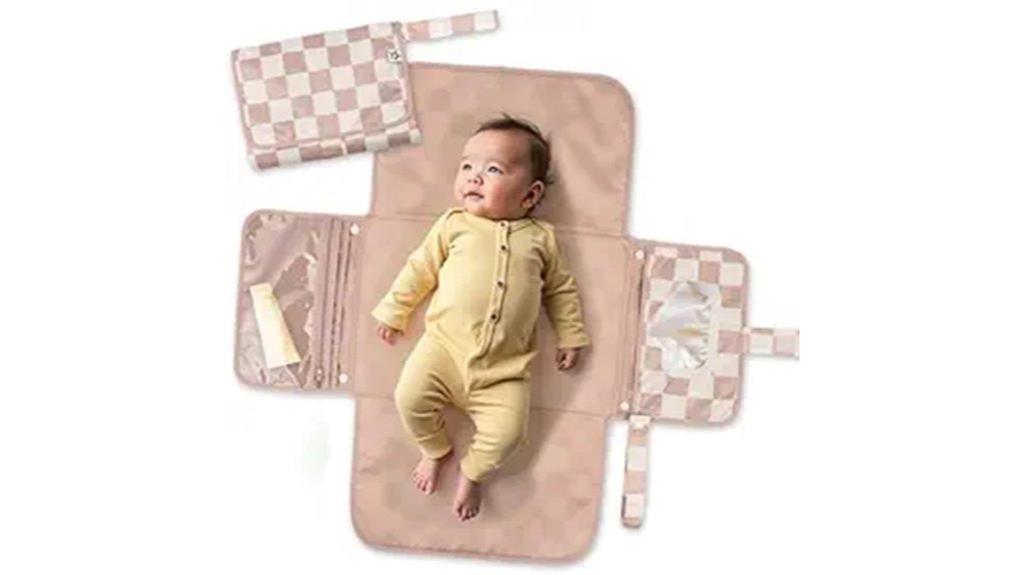 compact diaper changing station