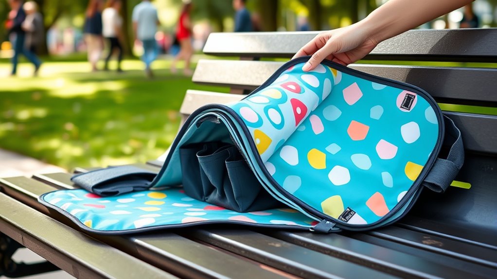 compact waterproof travel mat
