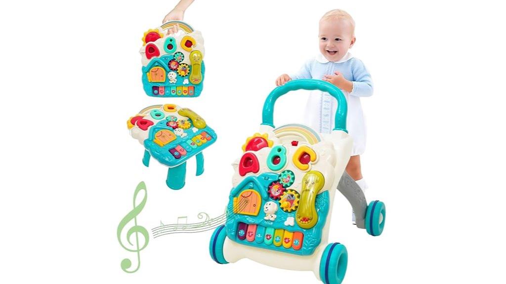 convertible baby walker with music