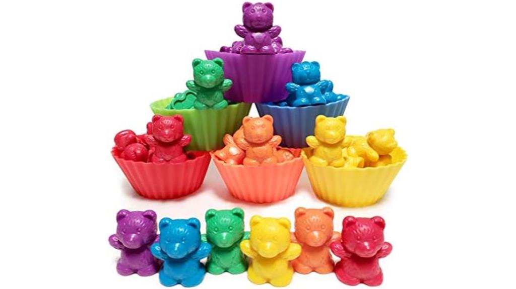 counting bears with cups