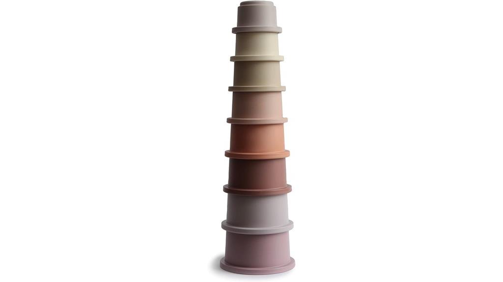 danish mushie stacking toy