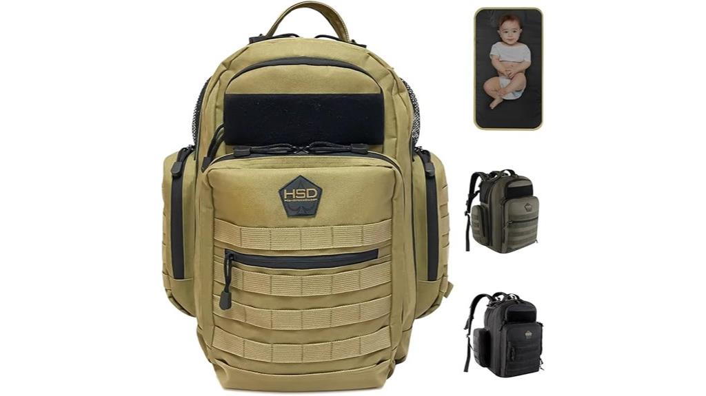 diaper backpack with straps
