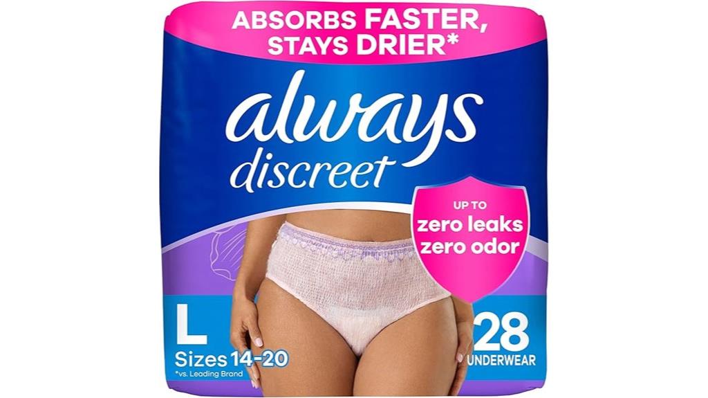 discreet women s incontinence underwear