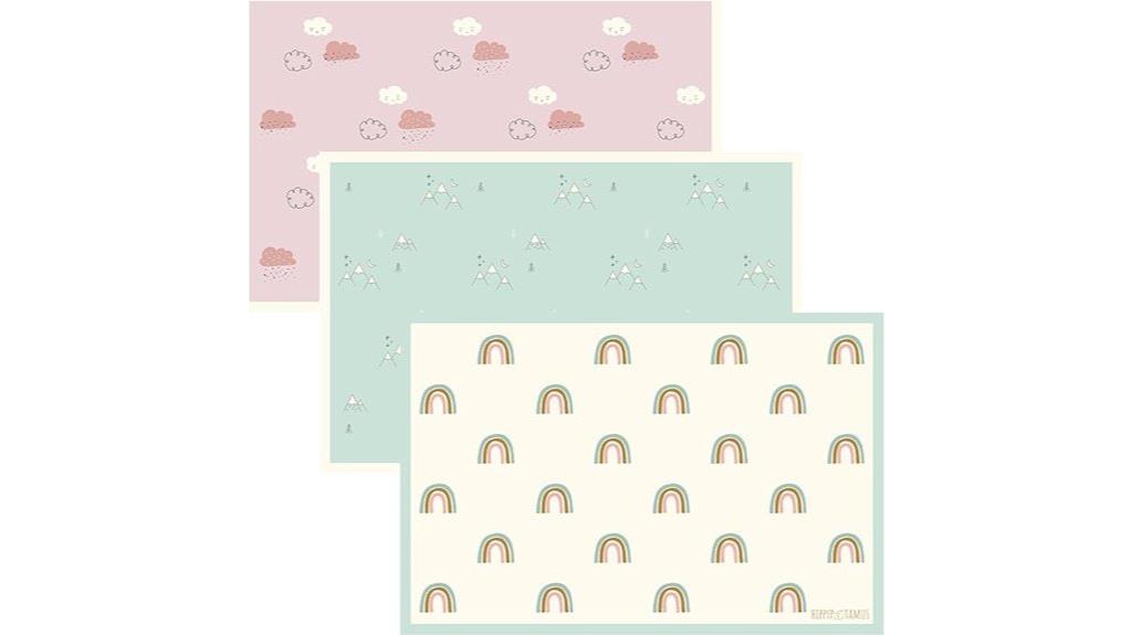 disposable kids placemat pack
