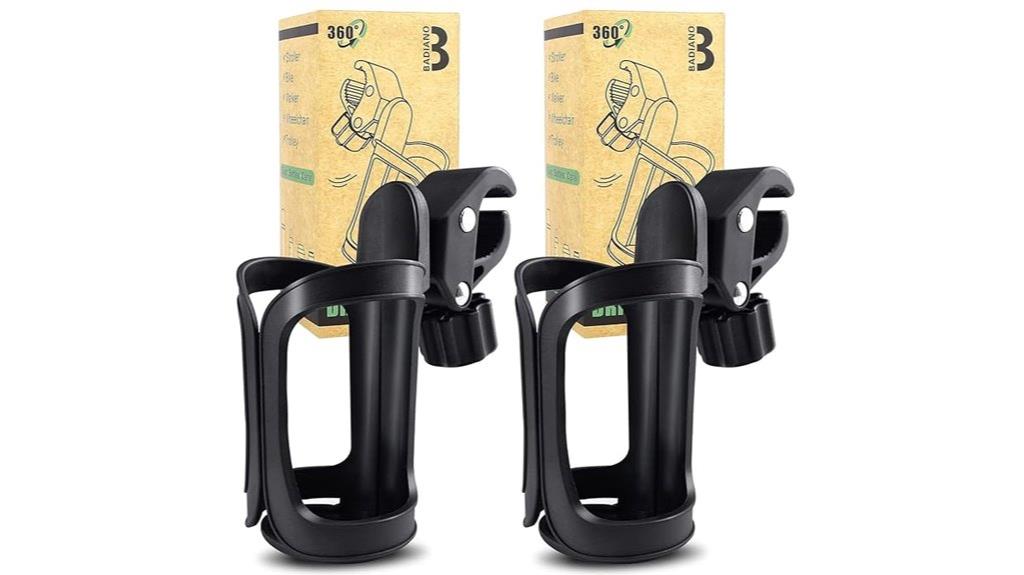double stroller drink holders