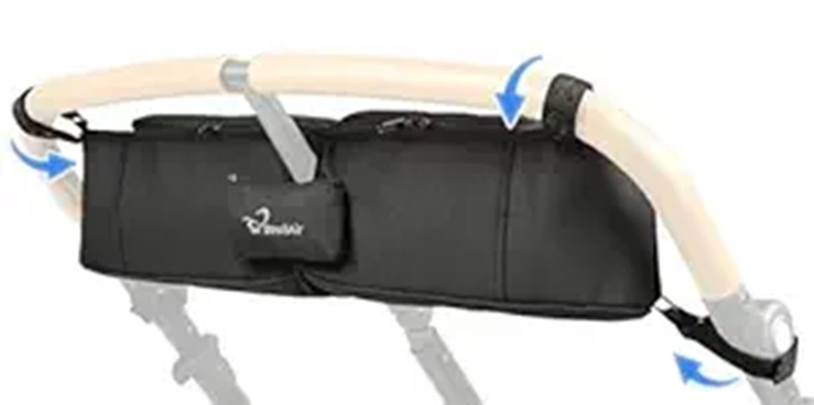 double stroller storage caddy
