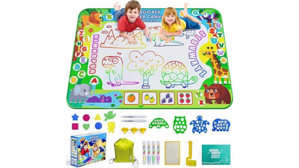 dual sided water drawing mat