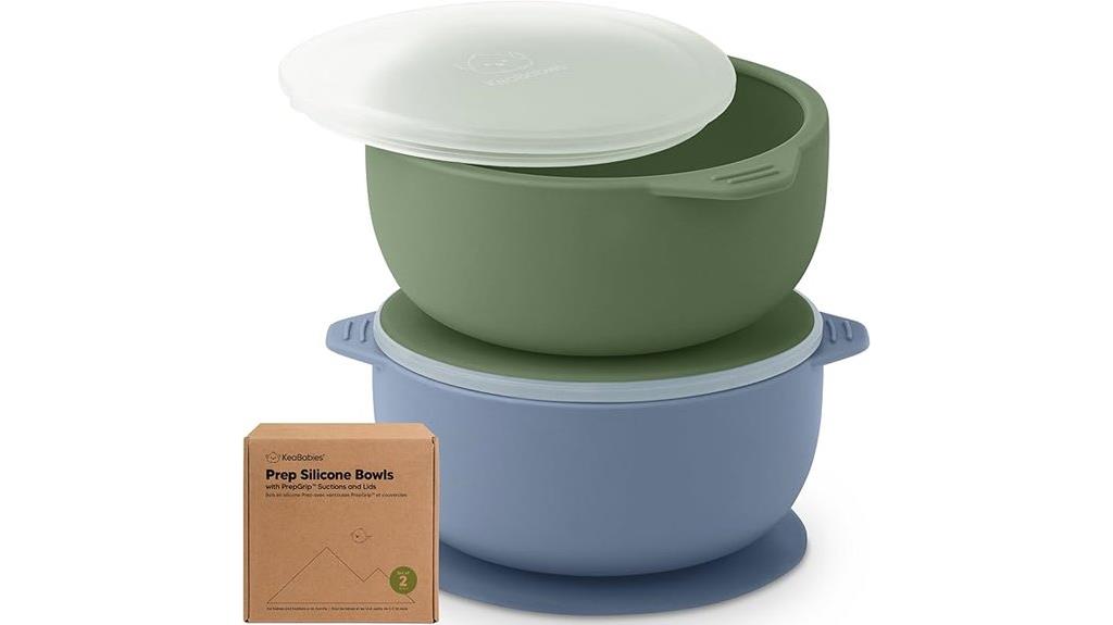 dual suction baby bowls