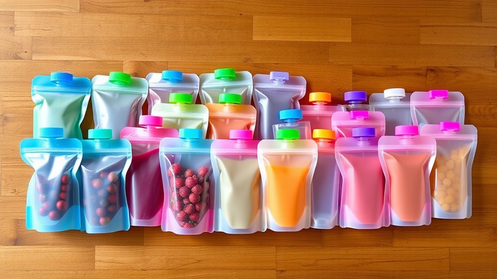 eco friendly reusable food pouches