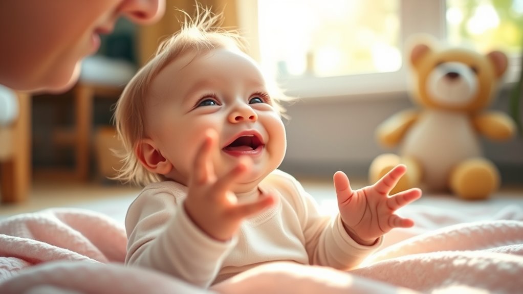 encourage baby sound imitation