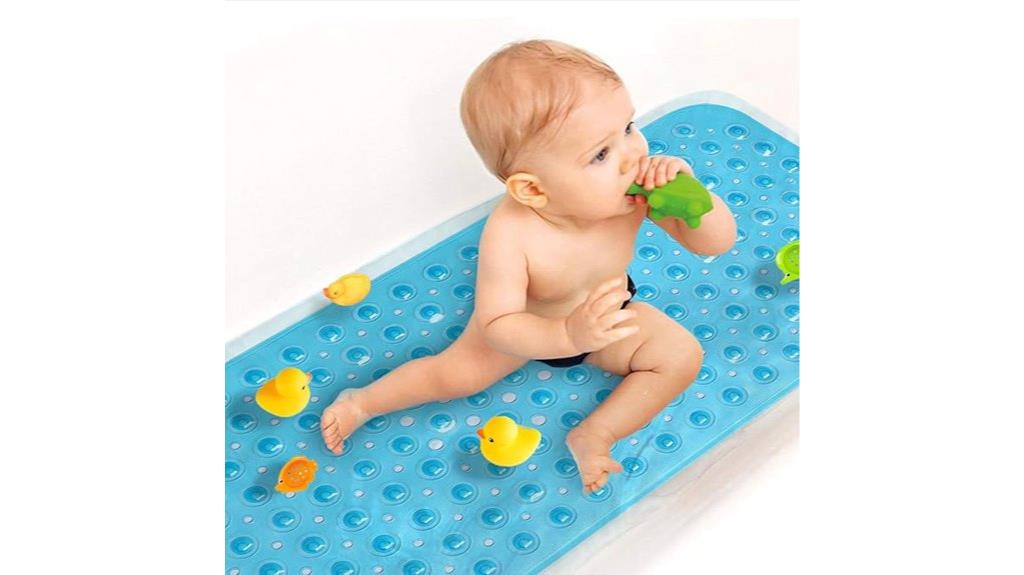 extra long non slip bath mat