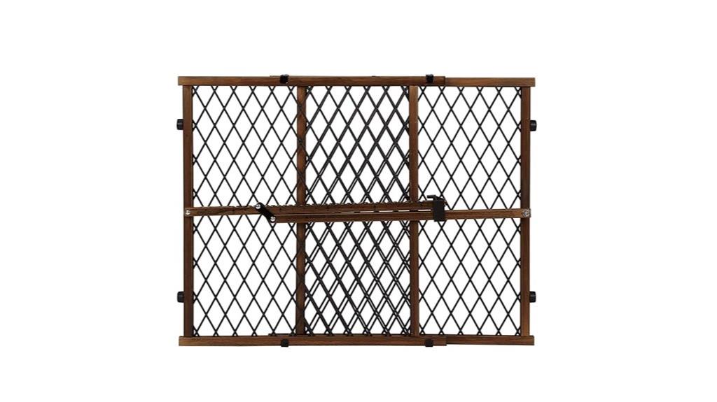 farmhouse pressure mounted baby gate