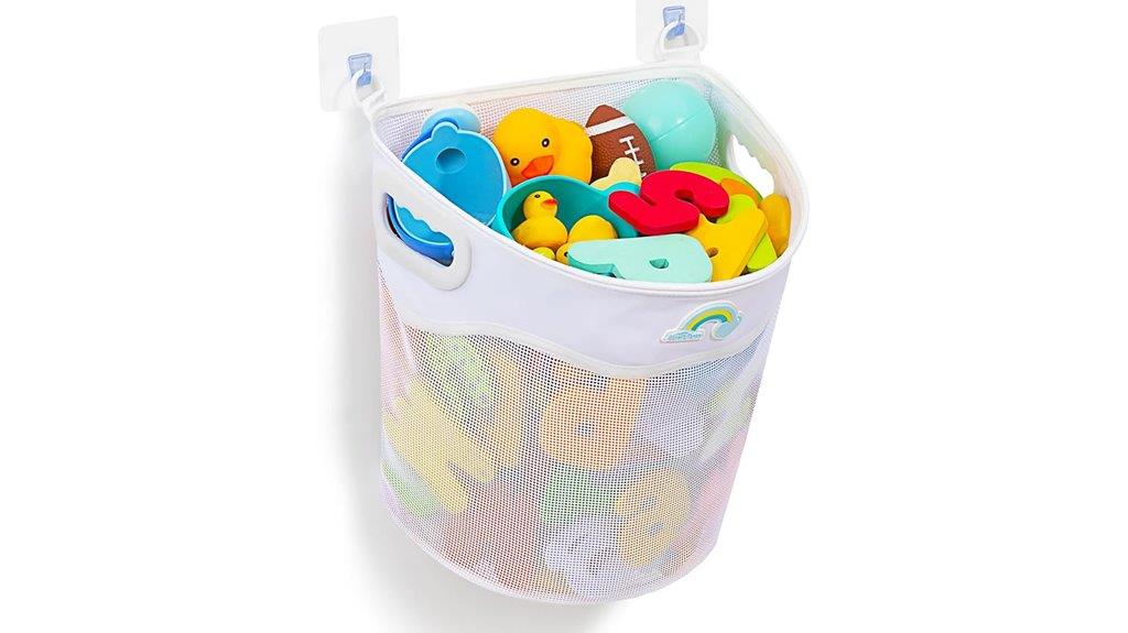 fast mesh bath toy organizer