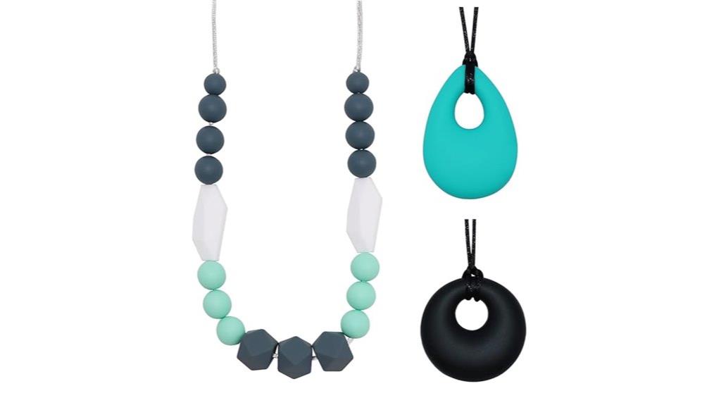 fidget sensory chew necklaces