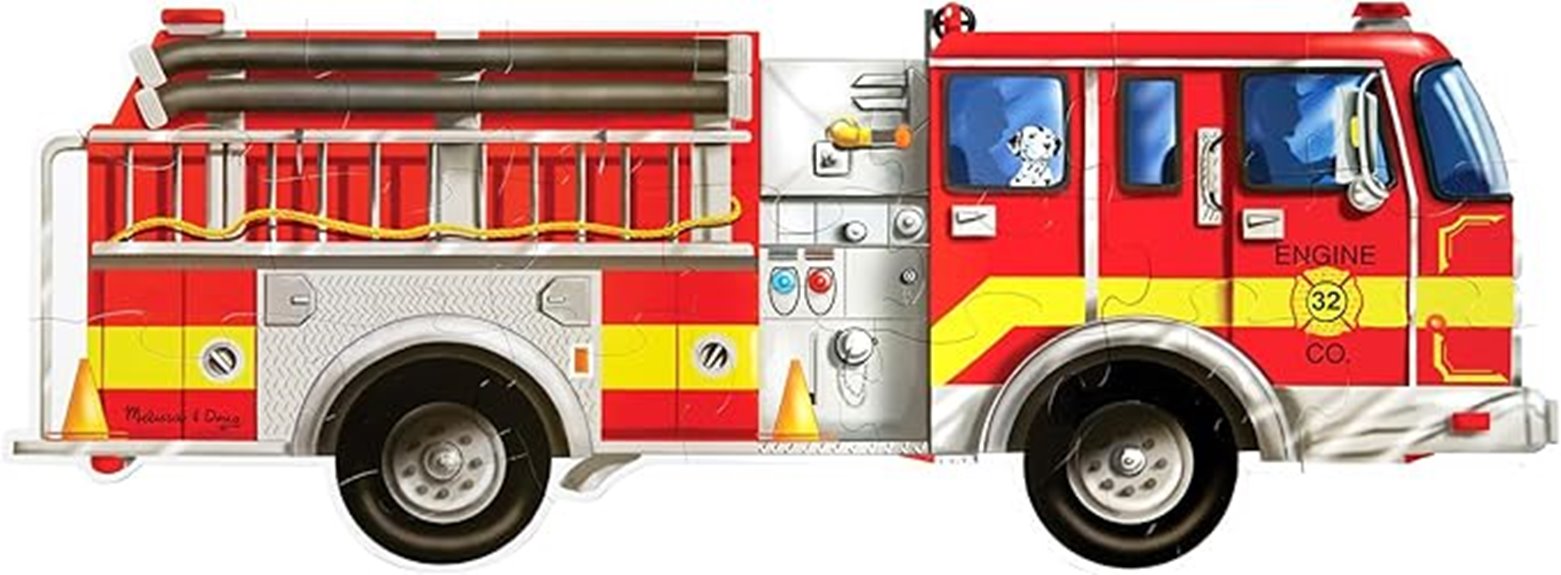 fire truck jumbo puzzle