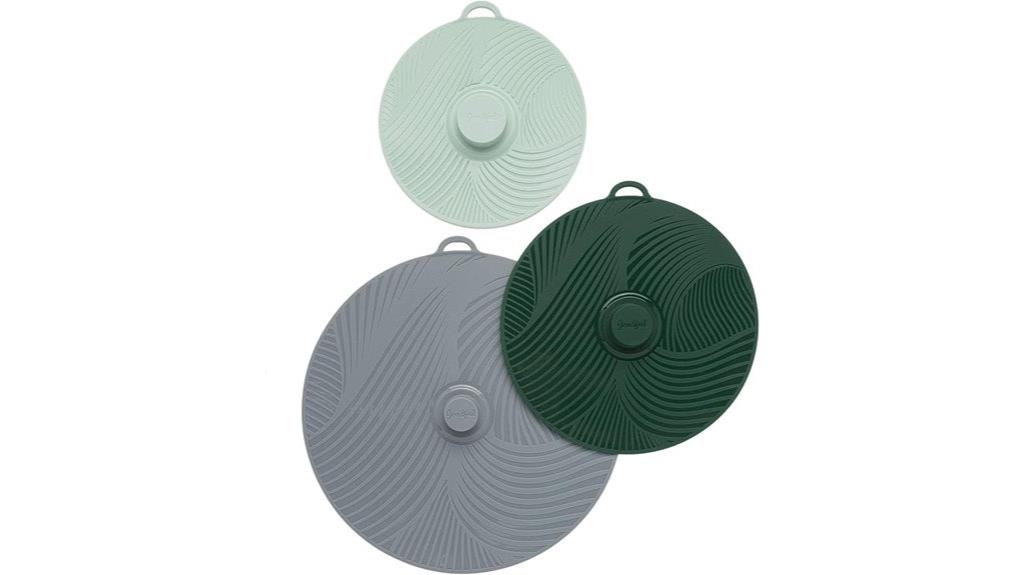 flexible universal silicone lids