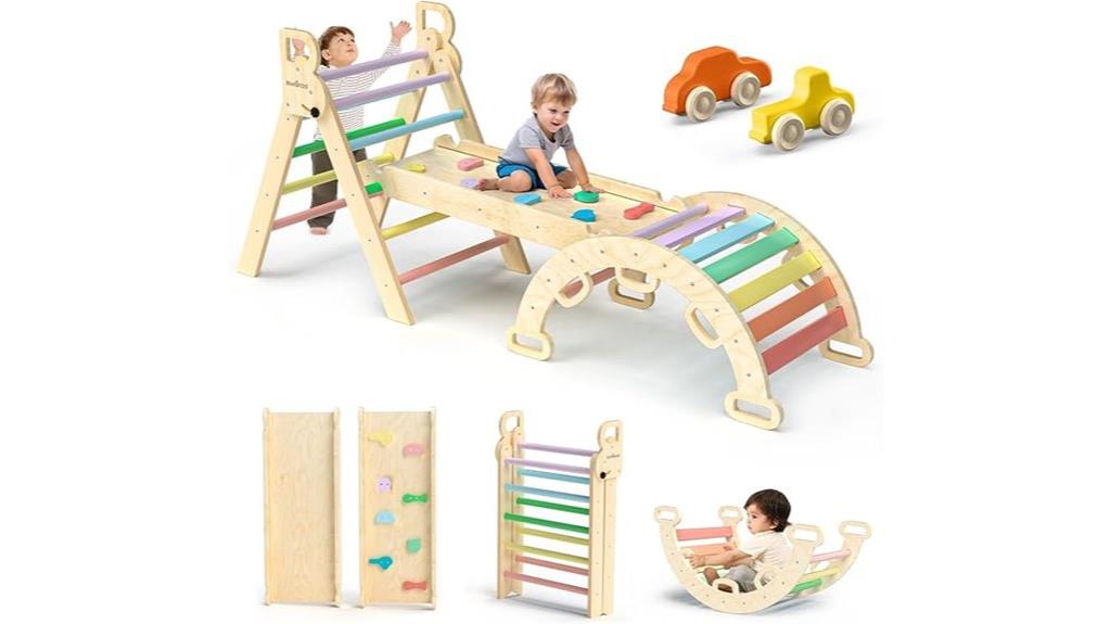 foldable baby climbing set