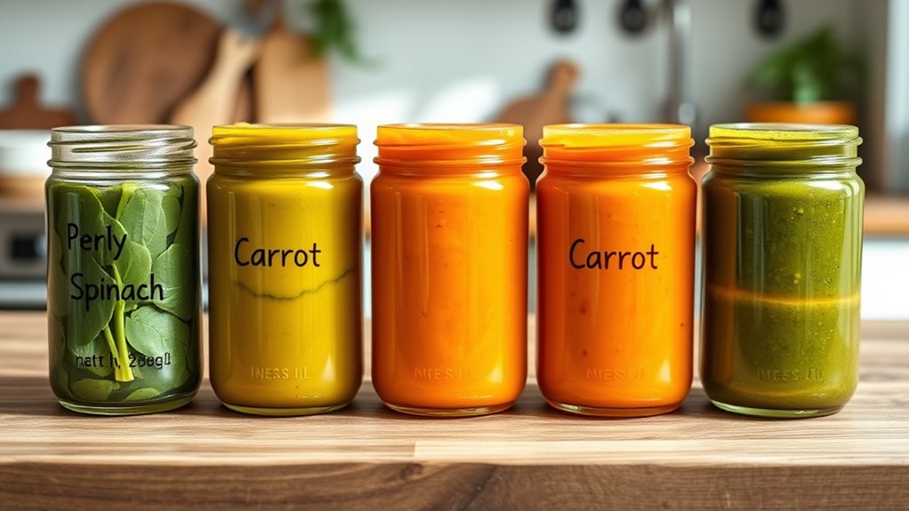 freezable make ahead vegetable purees