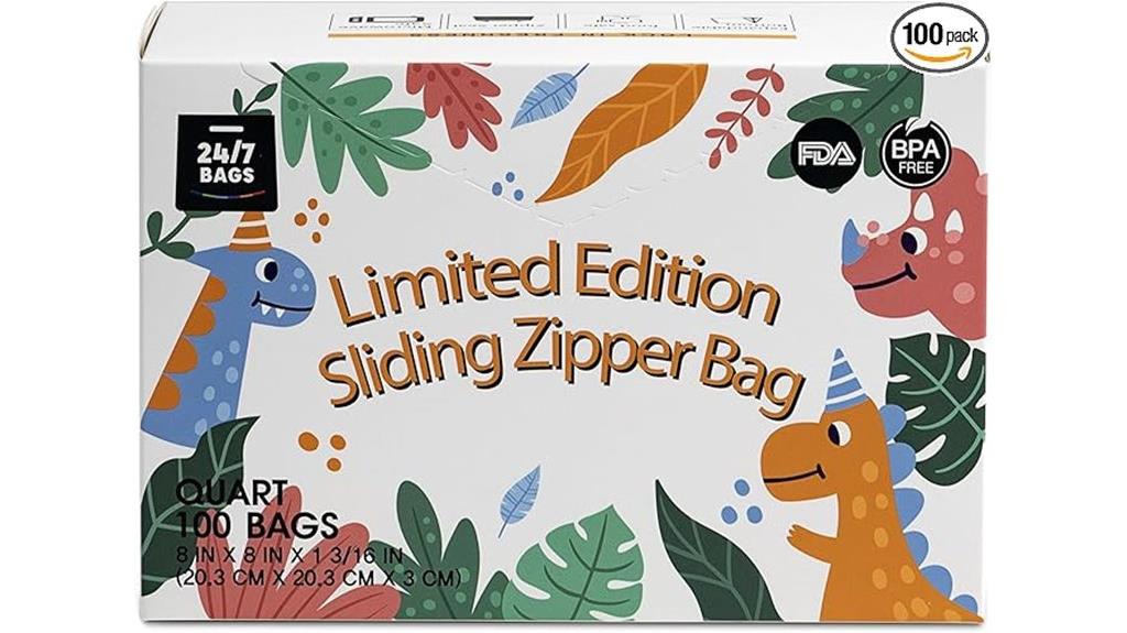 fun patterned food bags