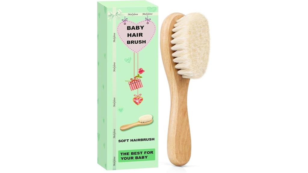 gentle goat bristle brush