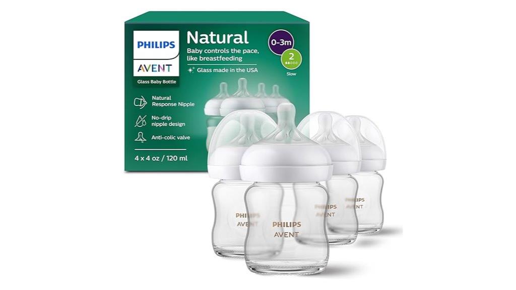 glass baby bottles 4 pack