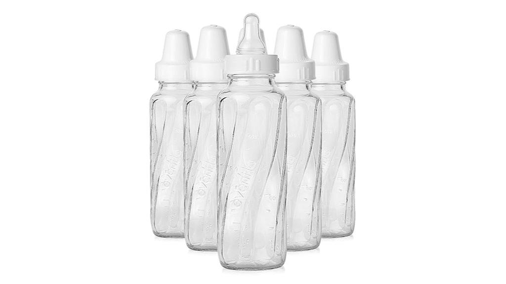 glass baby bottles pack