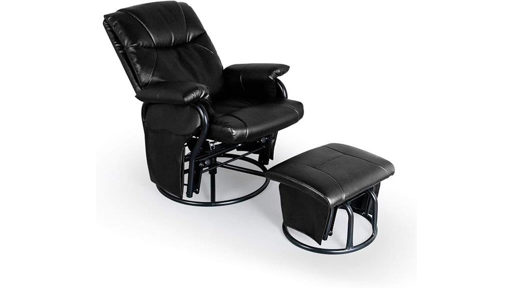 glider chair with ottoman