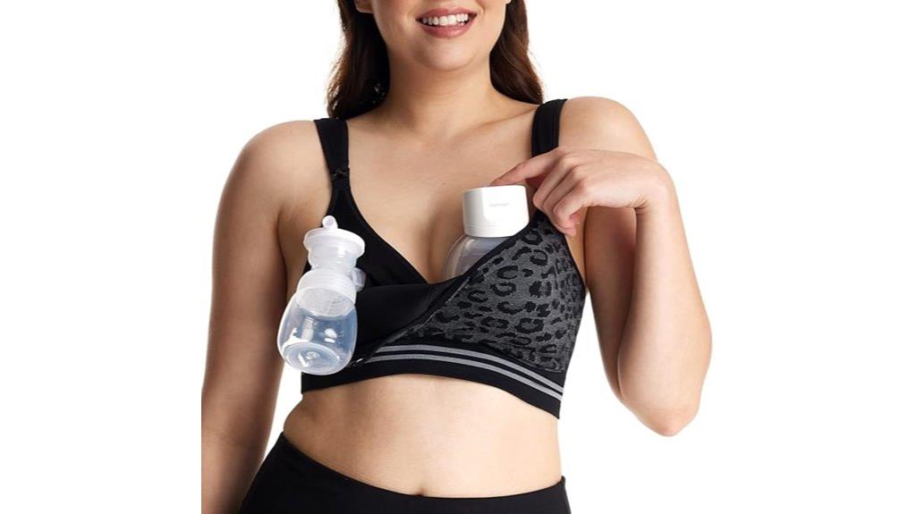 hands free nursing bra