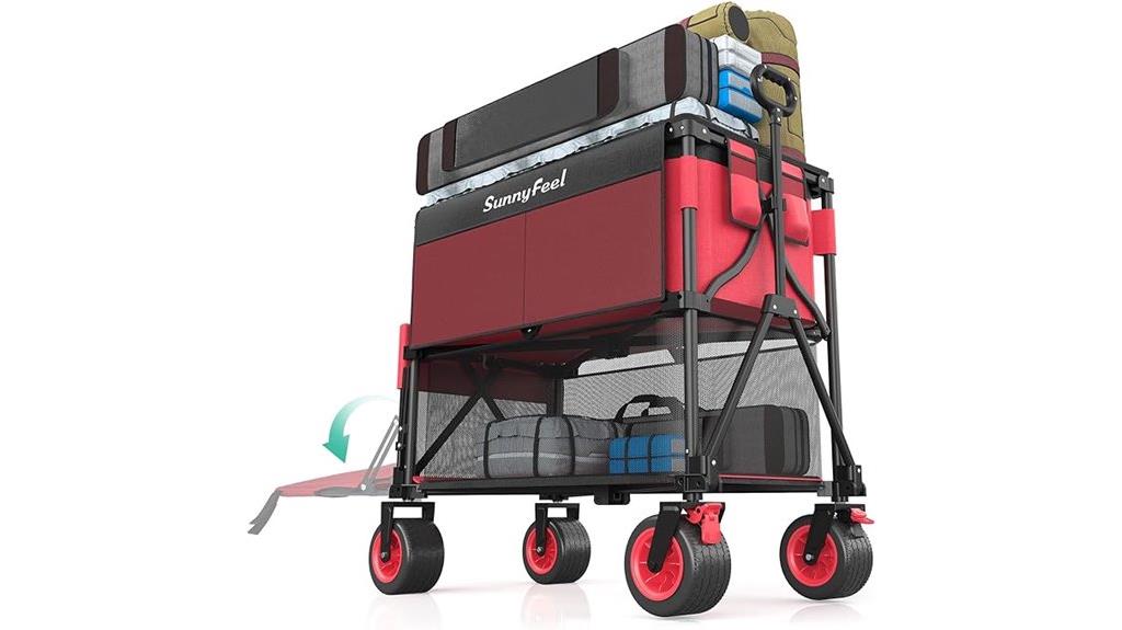 heavy duty collapsible utility wagon