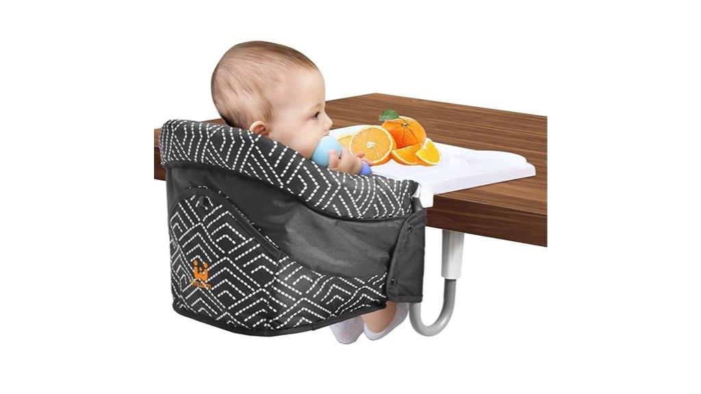 high chair tray hook