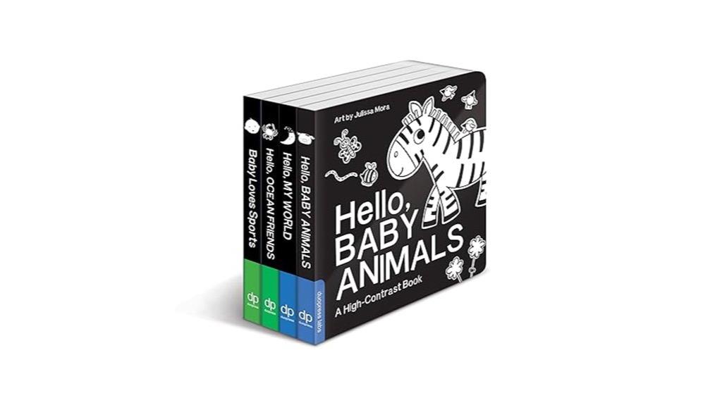 high contrast baby books