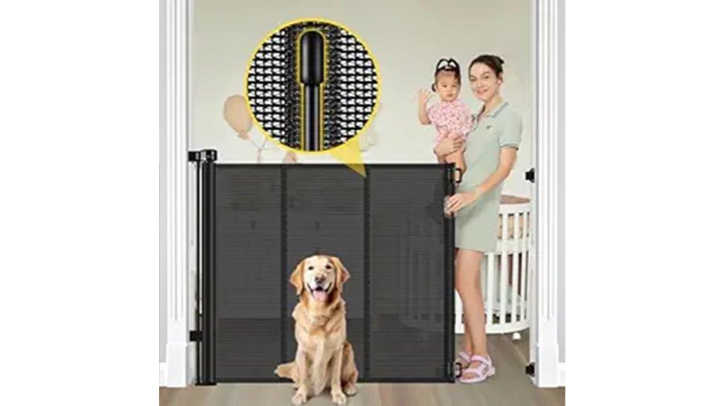 high tall retractable gate